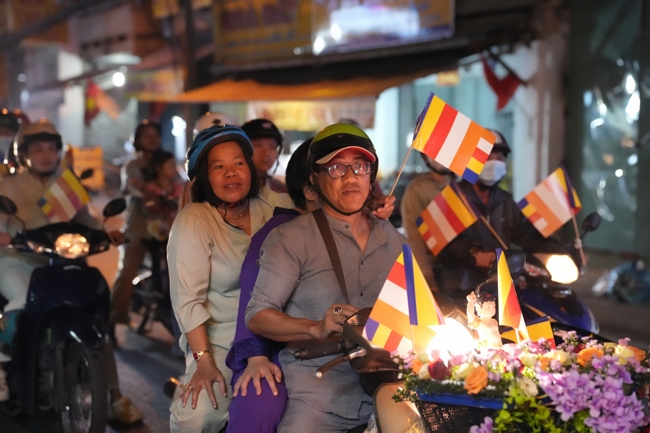 Parade with floats celebrating for the Buddha Birthday 2026