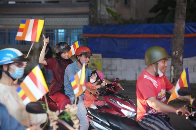 Parade with floats celebrating for the Buddha Birthday 2026