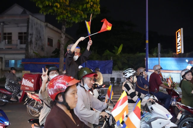 Parade with floats celebrating for the Buddha Birthday 2026