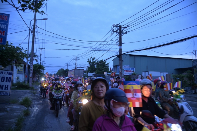 Parade with floats celebrating for the Buddha Birthday 2026