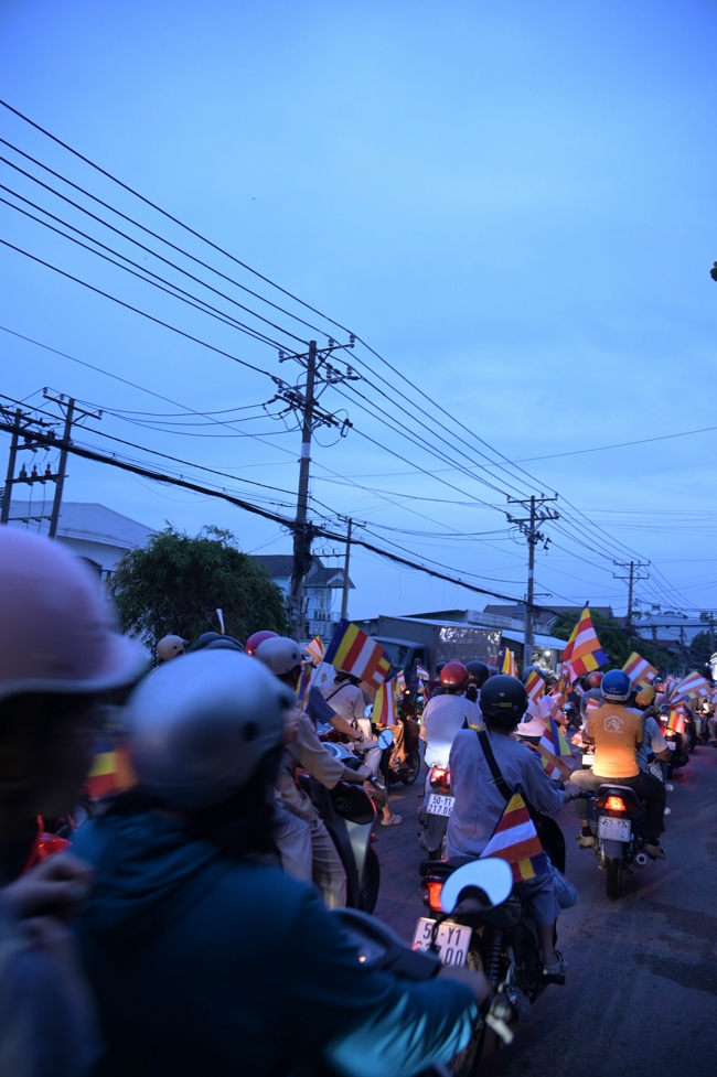 Parade with floats celebrating for the Buddha Birthday 2026