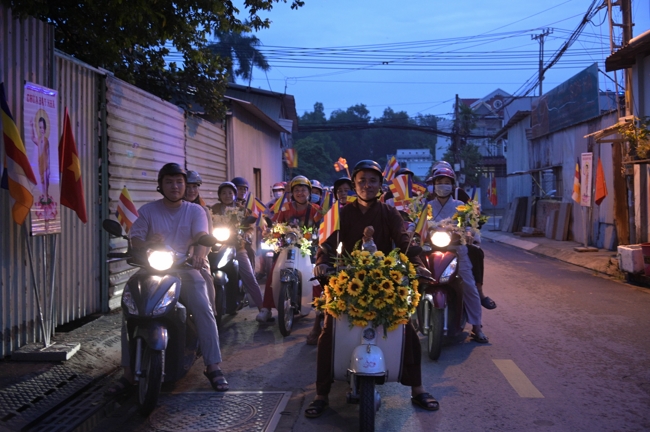 Parade with floats celebrating for the Buddha Birthday 2026