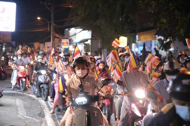 Parade with floats celebrating for the Buddha Birthday 2026