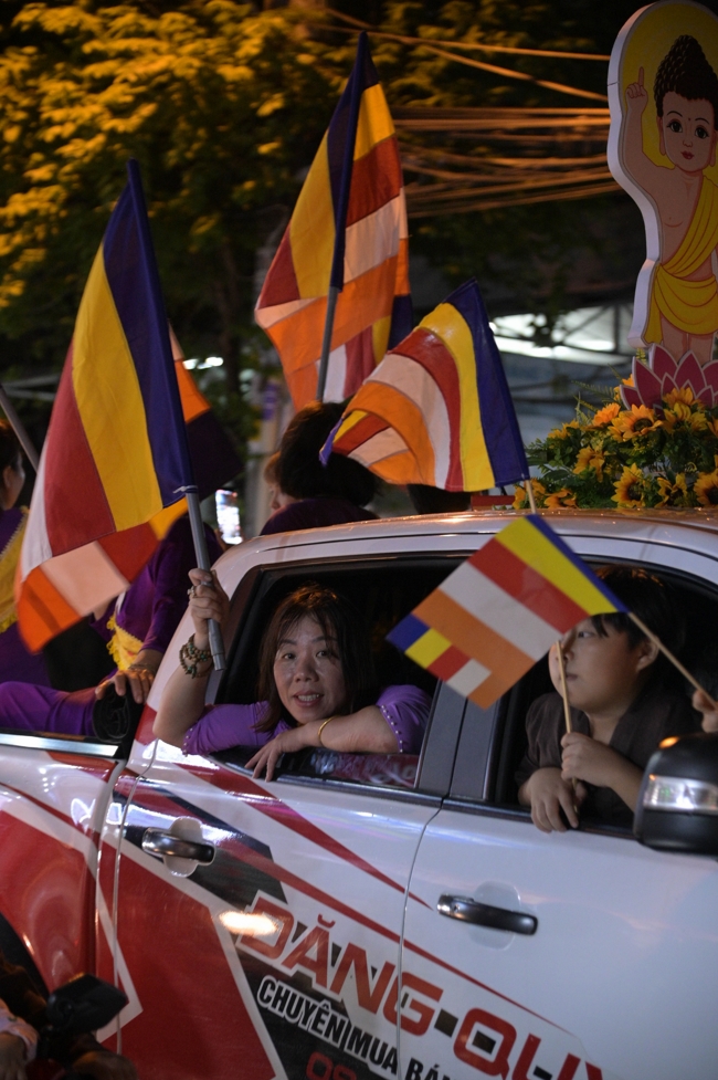 Parade with floats celebrating for the Buddha Birthday 2026