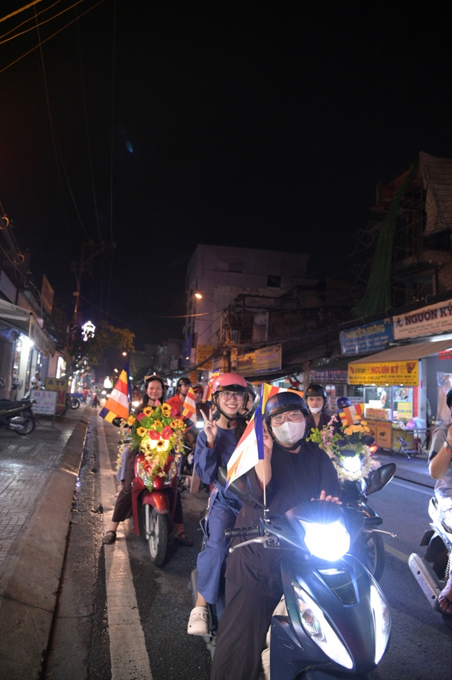 Parade with floats celebrating for the Buddha Birthday 2026