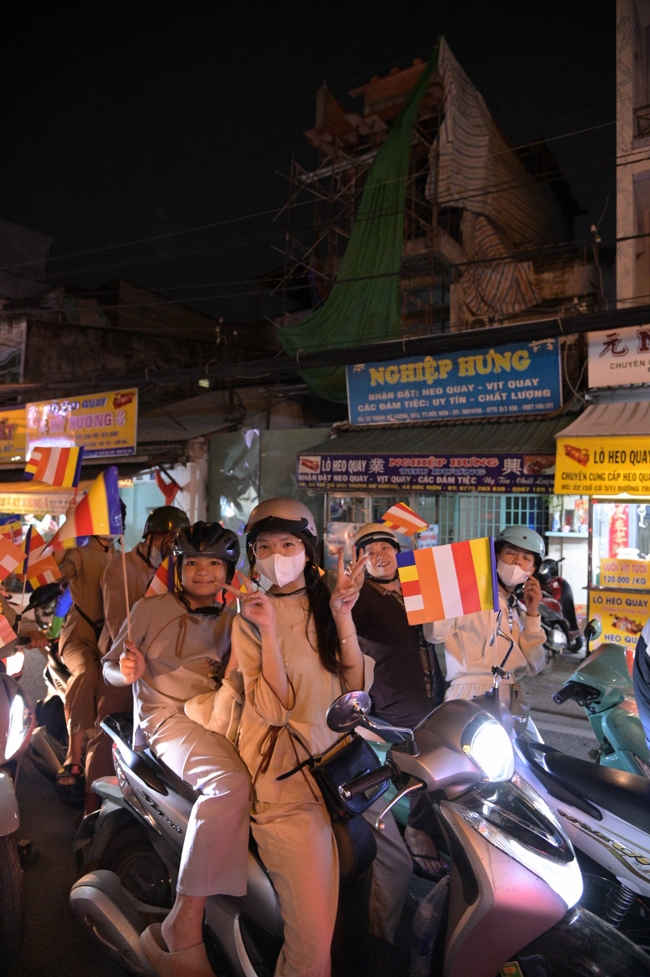 Parade with floats celebrating for the Buddha Birthday 2026