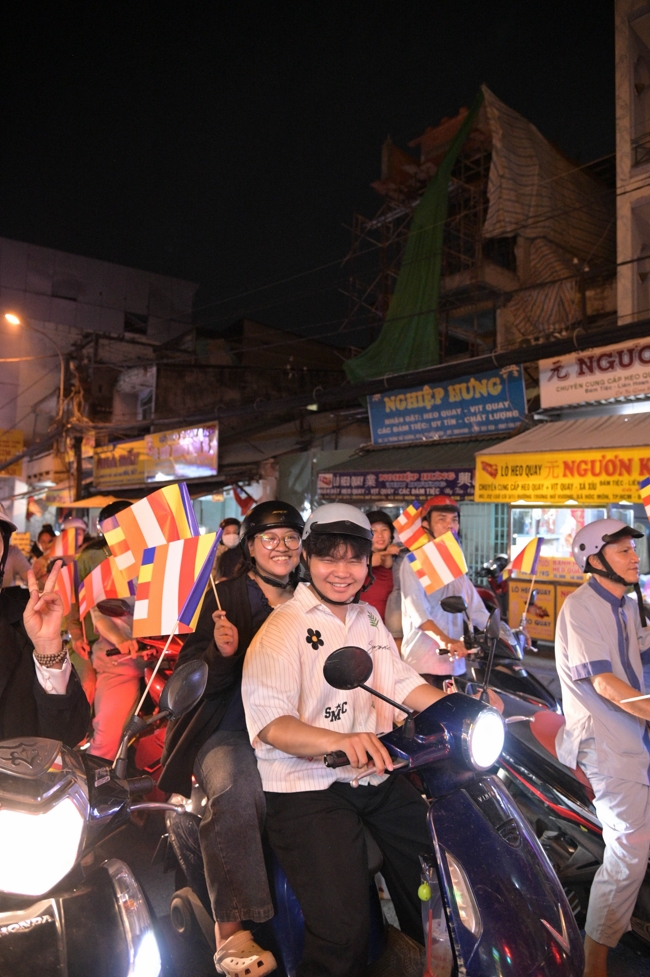 Parade with floats celebrating for the Buddha Birthday 2026
