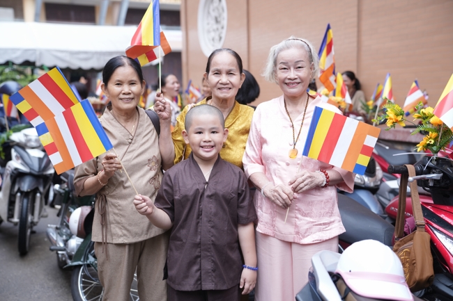 Parade with floats celebrating for the Buddha Birthday 2026