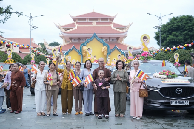 Parade with floats celebrating for the Buddha Birthday 2026