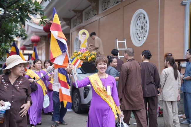 Parade with floats celebrating for the Buddha Birthday 2026