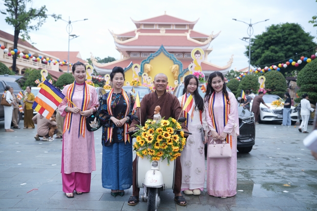 Parade with floats celebrating for the Buddha Birthday 2026