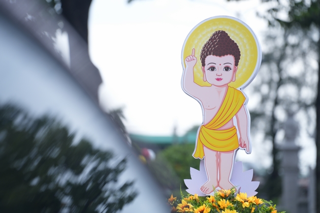 Parade with floats celebrating for the Buddha Birthday 2026