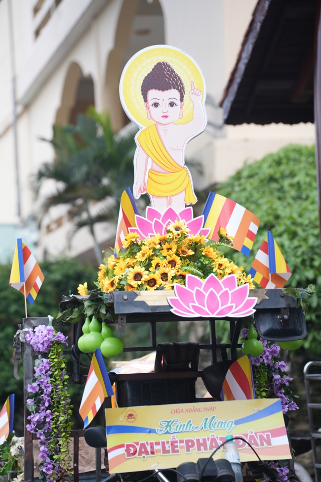 Parade with floats celebrating for the Buddha Birthday 2026