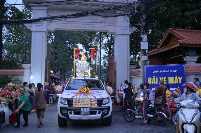 Parade with floats celebrating for the Buddha Birthday 2026