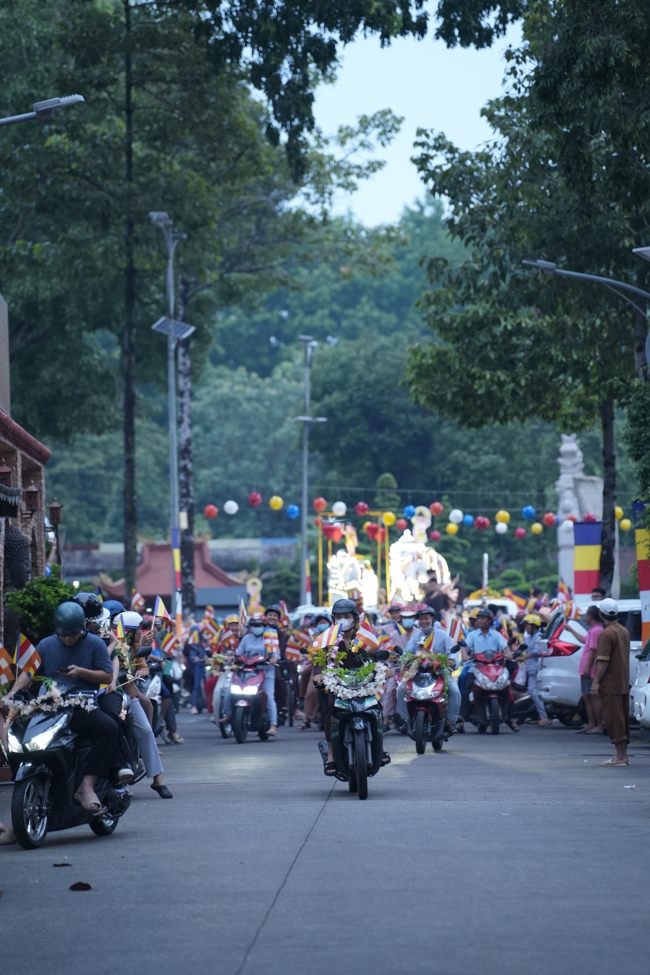 Parade with floats celebrating for the Buddha Birthday 2026