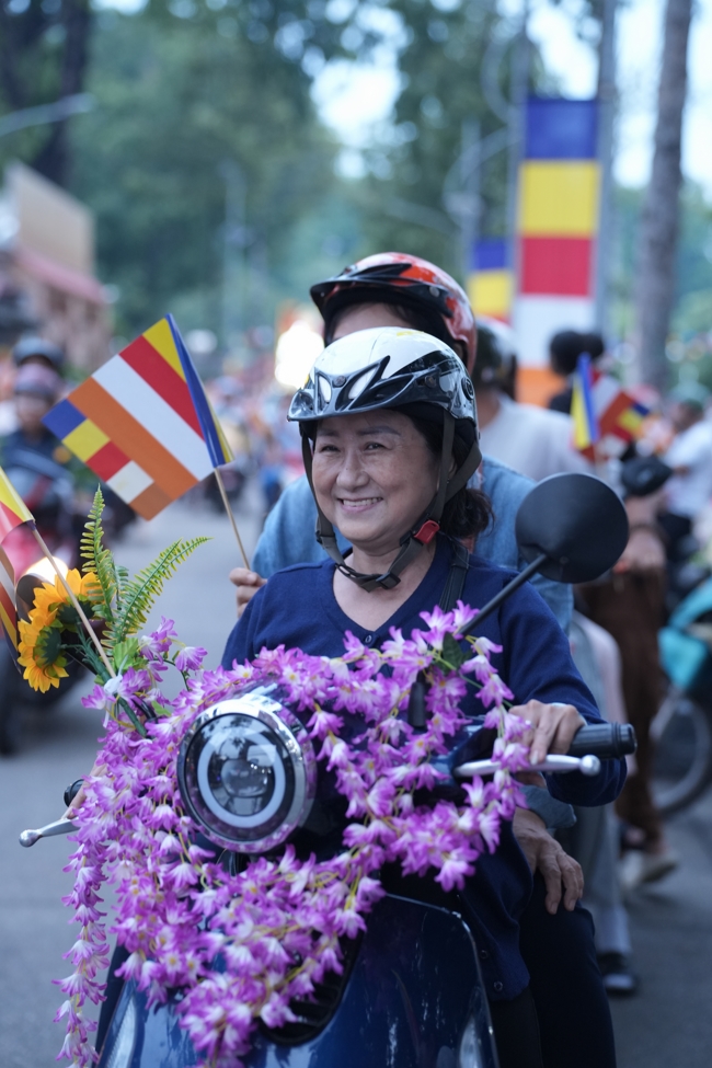 Parade with floats celebrating for the Buddha Birthday 2026