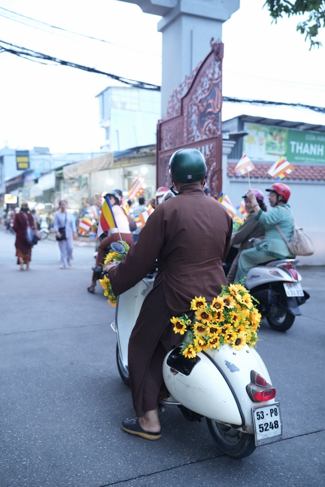 Parade with floats celebrating for the Buddha Birthday 2026