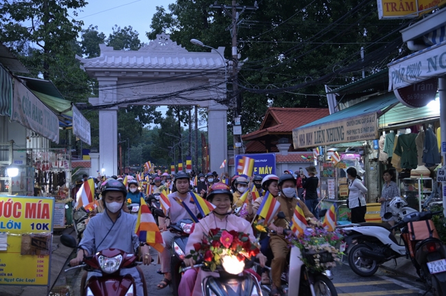 Parade with floats celebrating for the Buddha Birthday 2026