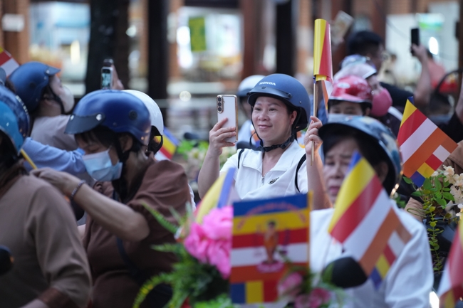 Parade with floats celebrating for the Buddha Birthday 2026