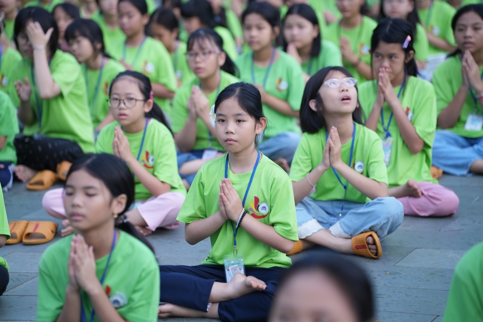 Ngày tu học thứ tư KTMH thiếu nhi - Xuất gia gieo duyên năm 2026, chủ đề “Bông Sen Nhỏ”.