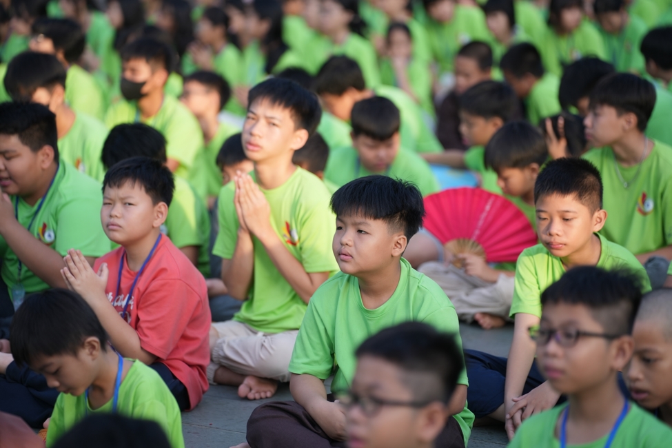 Ngày tu học thứ tư KTMH thiếu nhi - Xuất gia gieo duyên năm 2026, chủ đề “Bông Sen Nhỏ”.
