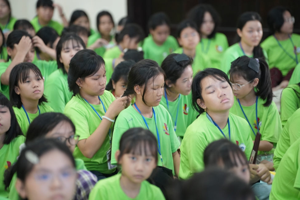 Ngày tu học thứ tư KTMH thiếu nhi - Xuất gia gieo duyên năm 2026, chủ đề “Bông Sen Nhỏ”.