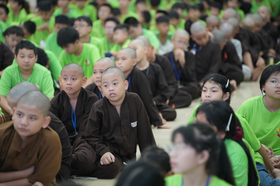 Ngày tu học thứ tư KTMH thiếu nhi - Xuất gia gieo duyên năm 2026, chủ đề “Bông Sen Nhỏ”.