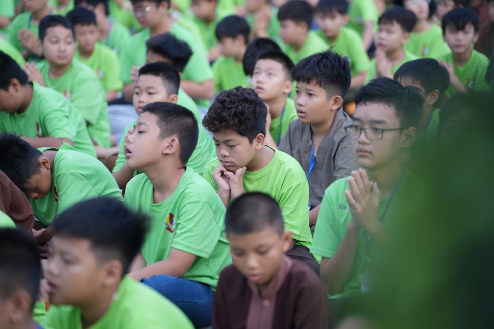 Ngày tu học thứ tư KTMH thiếu nhi - Xuất gia gieo duyên năm 2026, chủ đề “Bông Sen Nhỏ”.