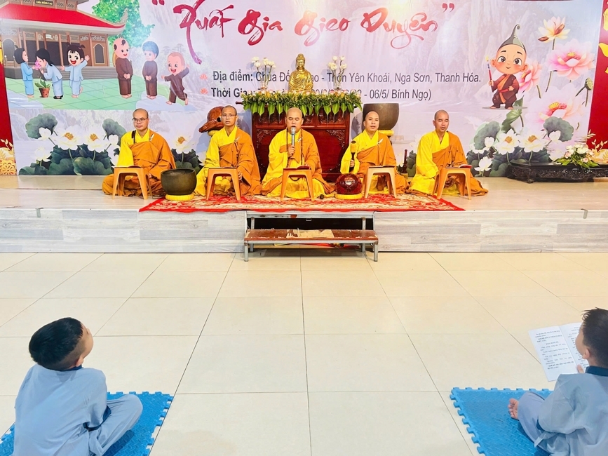 Chùa Đống Cao (Thanh Hóa): Ngày nhập khóa khóa tu mùa hè 2026 lần 10, từ ngày 16-20/06/2026.