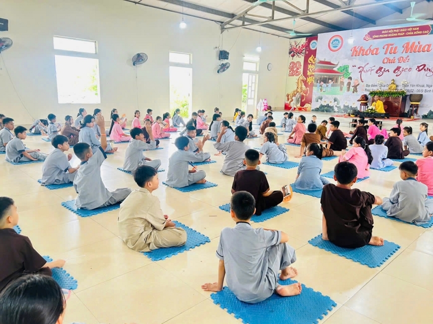 Chùa Đống Cao (Thanh Hóa): Ngày nhập khóa khóa tu mùa hè 2026 lần 10, từ ngày 16-20/06/2026.