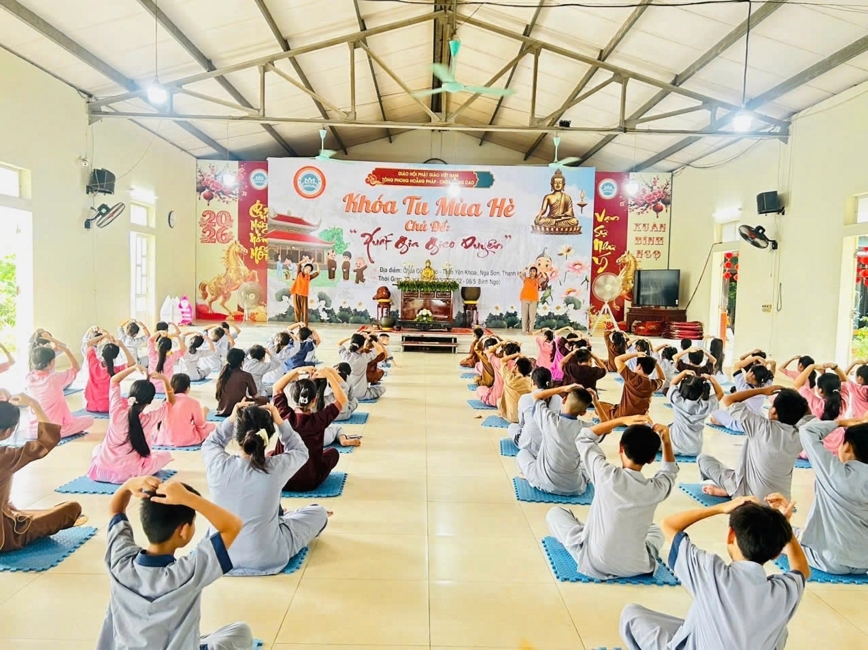 Chùa Đống Cao (Thanh Hóa): Ngày nhập khóa khóa tu mùa hè 2026 lần 10, từ ngày 16-20/06/2026.