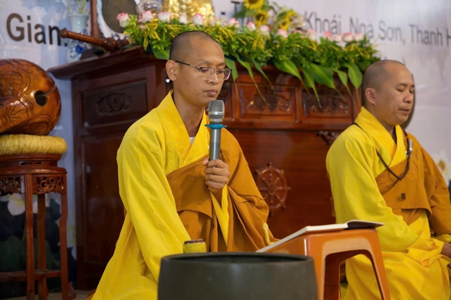 Ngày tu học thứ hai trong Khóa tu mùa hè tại Chùa Đống Cao (Thanh Hóa).