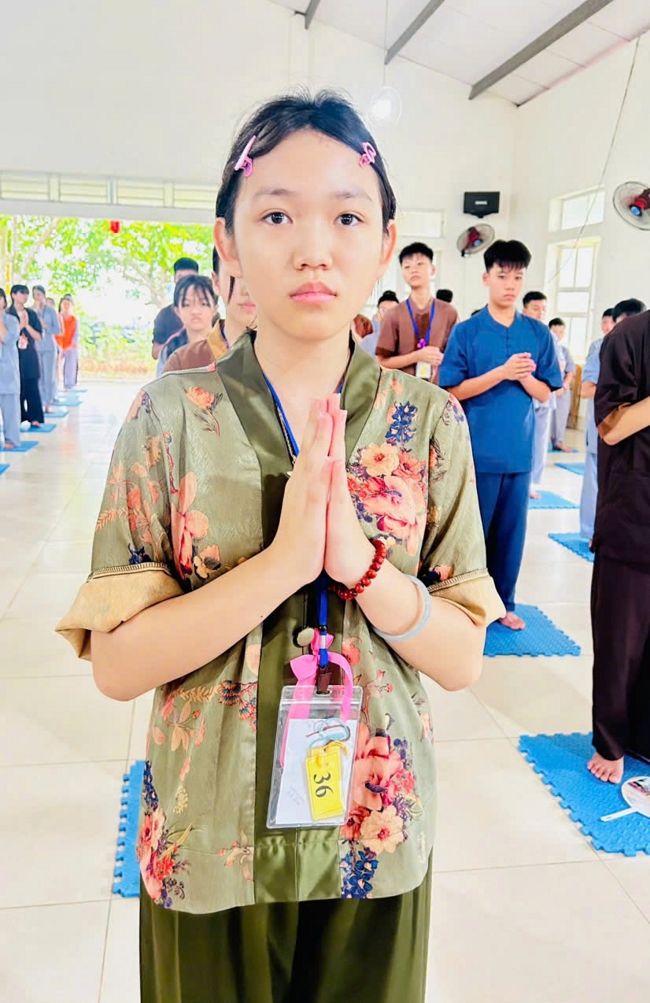 Ngày tu học thứ hai trong Khóa tu mùa hè tại Chùa Đống Cao (Thanh Hóa).