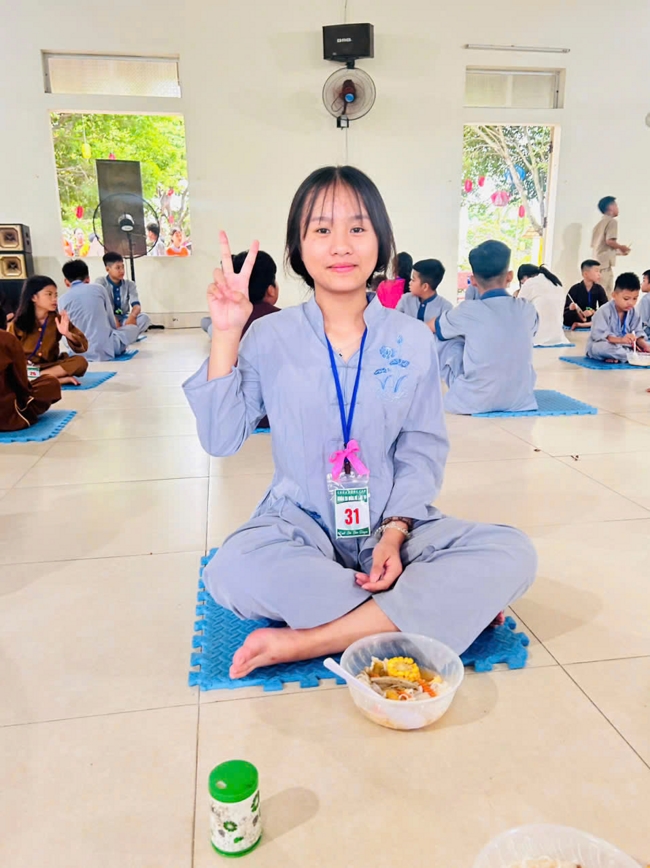 Ngày tu học thứ hai trong Khóa tu mùa hè tại Chùa Đống Cao (Thanh Hóa).