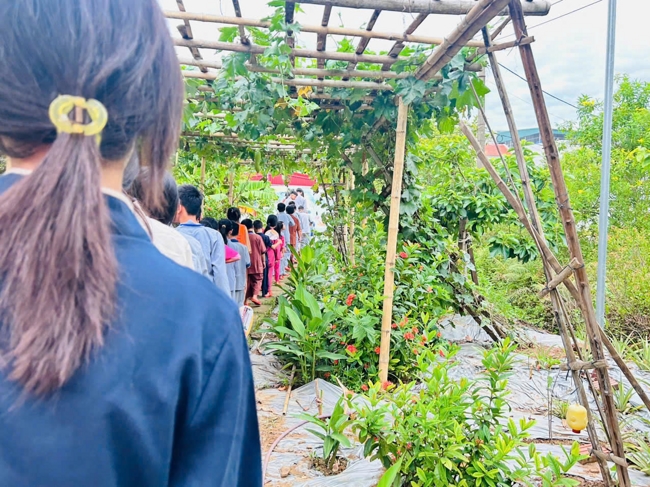 Ngày tu học thứ hai trong Khóa tu mùa hè tại Chùa Đống Cao (Thanh Hóa).