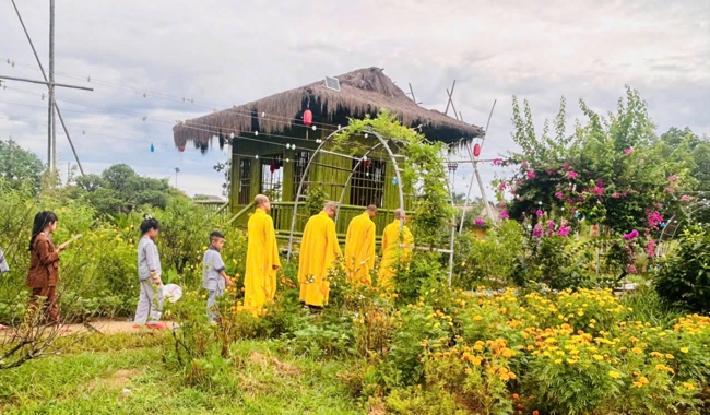 Ngày tu học thứ hai trong Khóa tu mùa hè tại Chùa Đống Cao (Thanh Hóa).