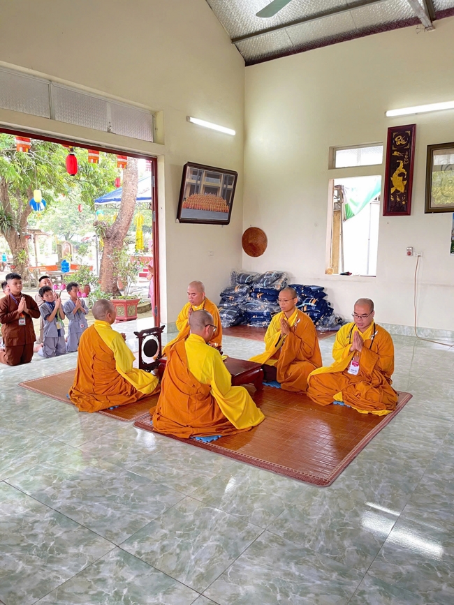 Ngày tu học thứ hai trong Khóa tu mùa hè tại Chùa Đống Cao (Thanh Hóa).