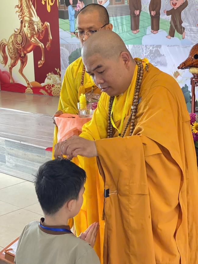 Ngày tu học thứ hai trong Khóa tu mùa hè tại Chùa Đống Cao (Thanh Hóa).