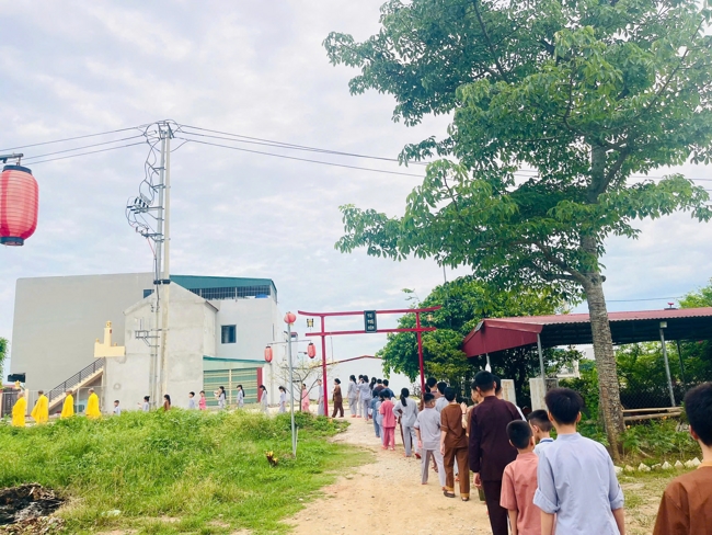 Ngày tu học thứ hai trong Khóa tu mùa hè tại Chùa Đống Cao (Thanh Hóa).