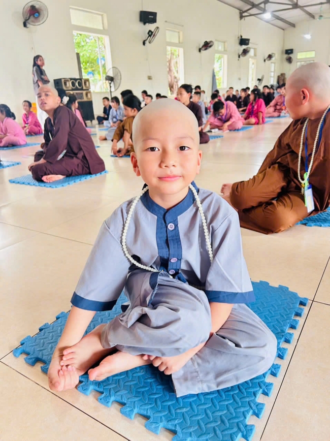 Ngày tu học thứ hai trong Khóa tu mùa hè tại Chùa Đống Cao (Thanh Hóa).