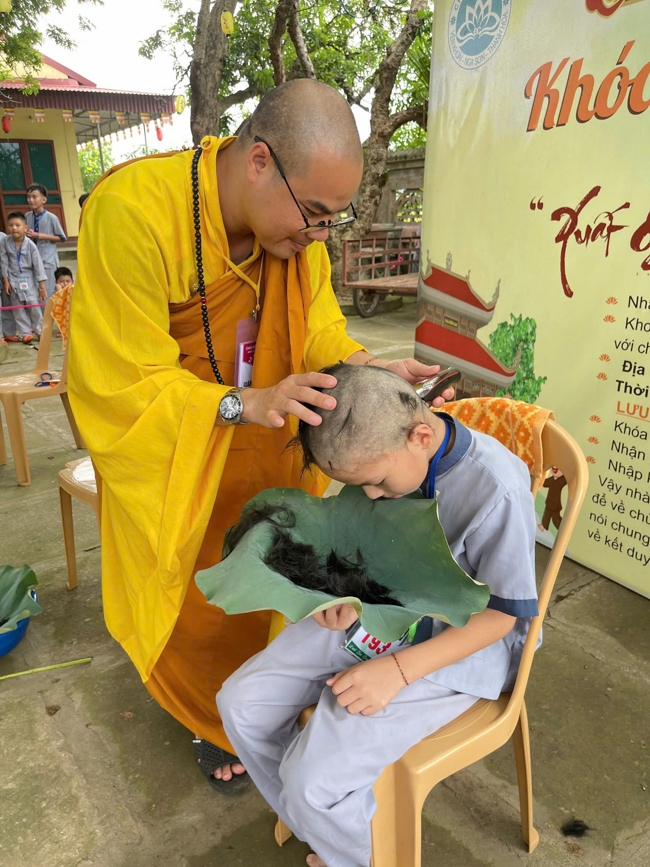 Ngày tu học thứ hai trong Khóa tu mùa hè tại Chùa Đống Cao (Thanh Hóa).