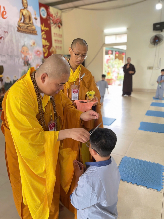 Ngày tu học thứ hai trong Khóa tu mùa hè tại Chùa Đống Cao (Thanh Hóa).