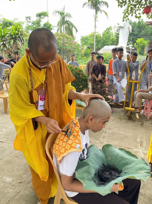 Ngày tu học thứ hai trong Khóa tu mùa hè tại Chùa Đống Cao (Thanh Hóa).