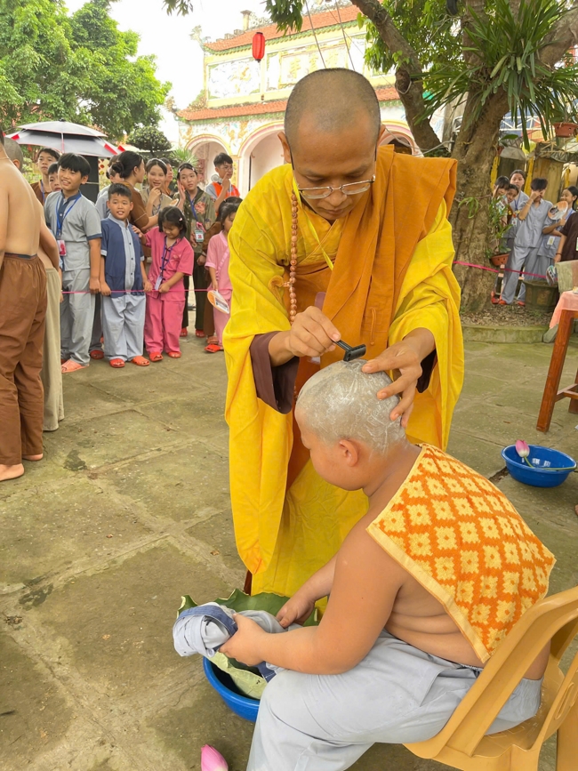 Ngày tu học thứ hai trong Khóa tu mùa hè tại Chùa Đống Cao (Thanh Hóa).
