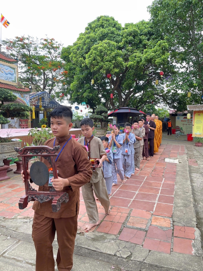 Ngày tu học thứ hai trong Khóa tu mùa hè tại Chùa Đống Cao (Thanh Hóa).
