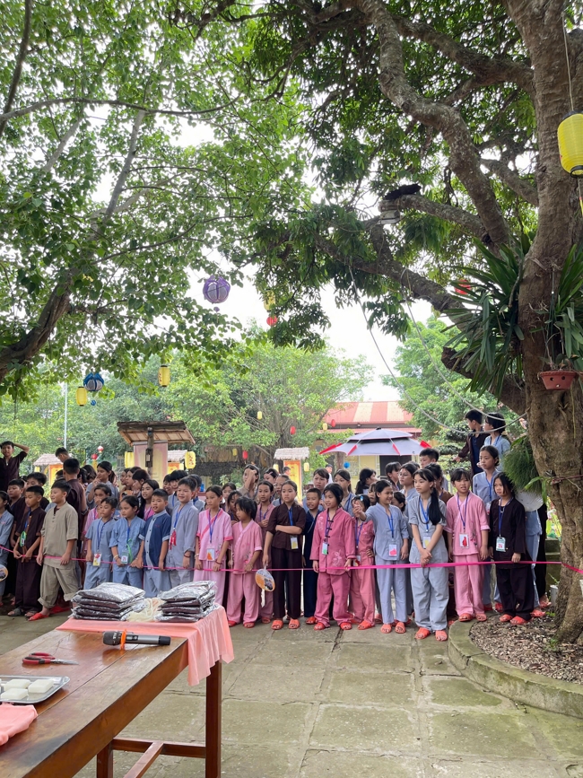 Ngày tu học thứ hai trong Khóa tu mùa hè tại Chùa Đống Cao (Thanh Hóa).