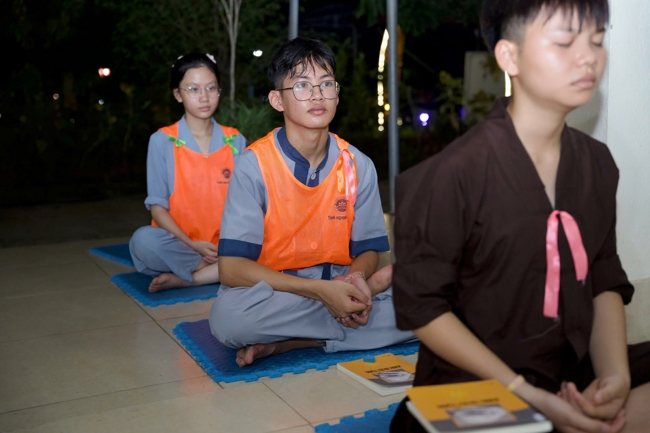 Ngày tu học thứ hai trong Khóa tu mùa hè tại Chùa Đống Cao (Thanh Hóa).