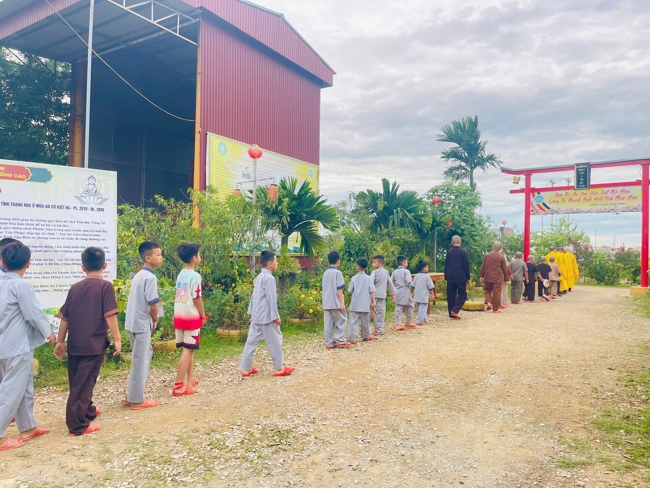 Ngày tu học thứ tư trong Khóa tu mùa hè tại Chùa Đống Cao (Thanh Hóa).