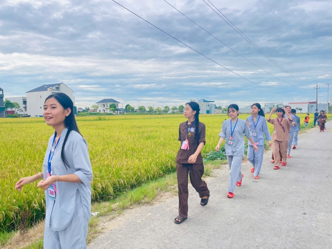 Ngày tu học thứ tư trong Khóa tu mùa hè tại Chùa Đống Cao (Thanh Hóa).