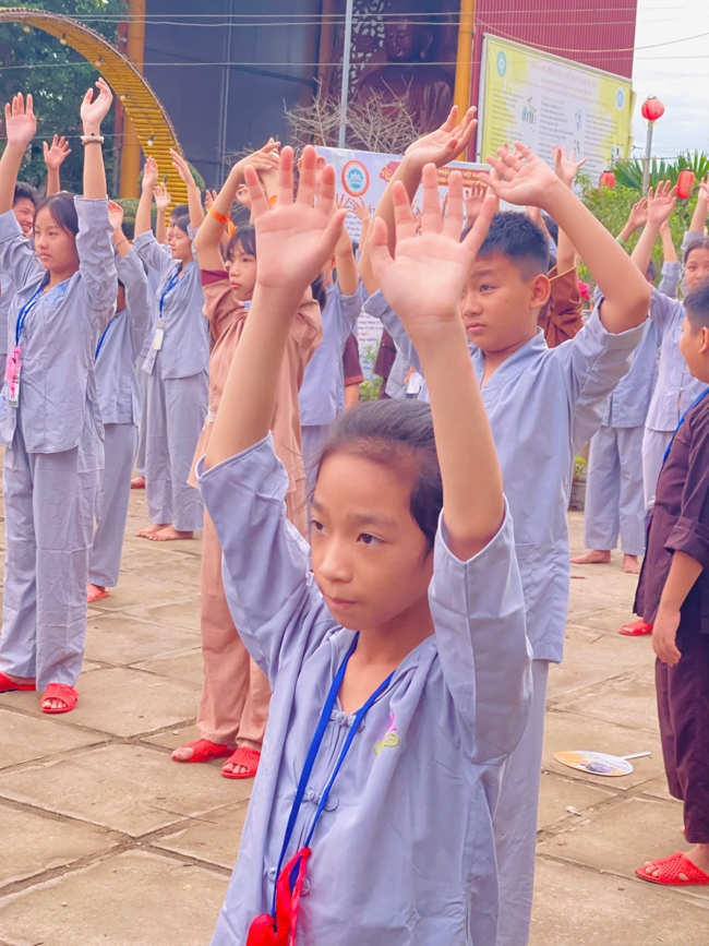 Ngày tu học thứ tư trong Khóa tu mùa hè tại Chùa Đống Cao (Thanh Hóa).